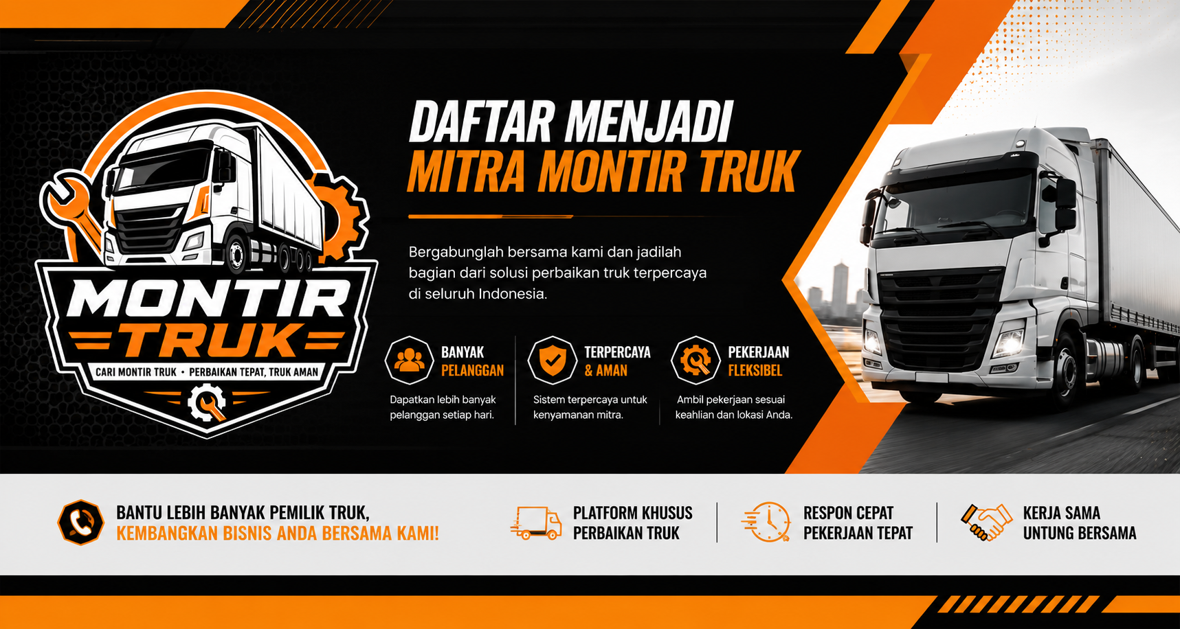 Banner Montir Truk